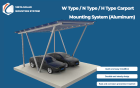 W/N/H Type Carport Mounting System ( Aluminium)